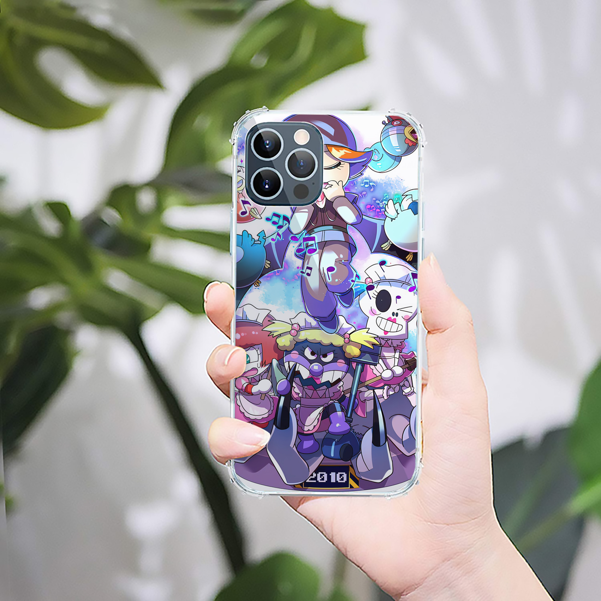 （画像用） アンパンマン Anpanman 【iPhone 12シリーズ対応】透明スマホケース（クリアソフトケース）